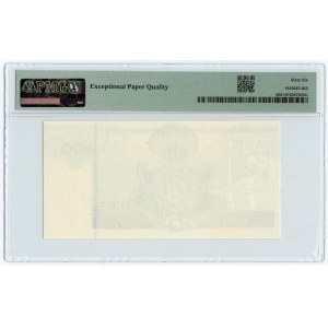 400 zloty 1994 - Verso entièrement imprimé, avers vierge - PMG 66 EPQ