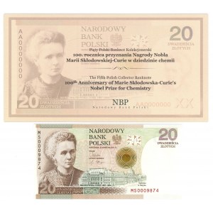 20 Zlato 2011 - Maria Skłodowska Curie - balení 25 kusů