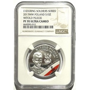 10 Gold 2017 - Witold Pilecki - PF 70 Ultra Cameo - MAX NOTA