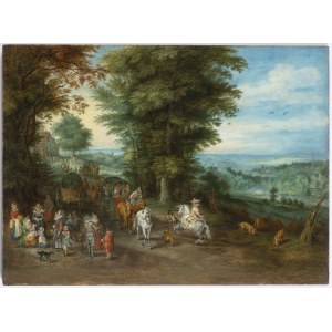 Jan Brueghel il Vecchio (1568-1625) - Seguace. Probabilmente Balthasar Beschey, Jan Brueghel il Vecchio (1568-1625) - Seguace. Probabilmente Balthasar Beschey