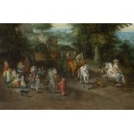 Jan Brueghel il Vecchio (1568-1625) - Seguace. Probabilmente Balthasar Beschey, Jan Brueghel il Vecchio (1568-1625) - Seguace. Probabilmente Balthasar Beschey