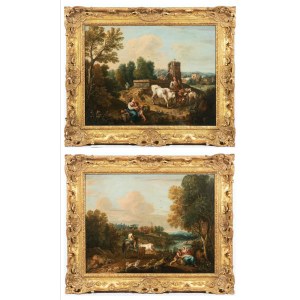 Francesco Zuccarelli (1702-1788), Paire de peintures de Francesco Zuccarelli (1702-1788)