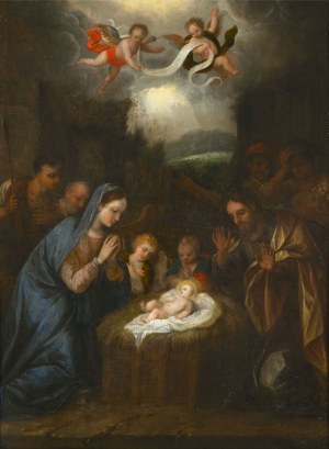 Roman Master , around 1600, Roman Master , around 1600 Birth of Christ / Nativity