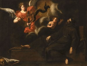 Master of the Neapolitan School of the 17th Century, Master of the Neapolitan School of the 17th Century. Vision of Saint Francis