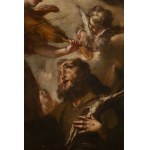 Venezianischer Meister, zweite Hälfte des 17. Jahrhunderts, Venezianischer Meister, zweite Hälfte des 17. Jahrhunderts. Die Vision des Heiligen Franziskus,