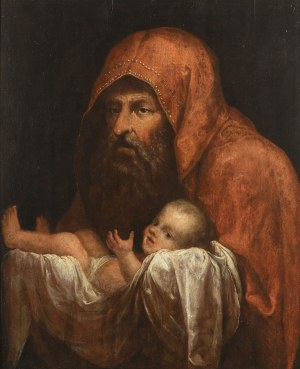 Dutch master, late 17th century, Dutch master, late 17th century St Simeon with the Infant Jesus