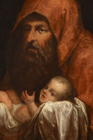 Dutch master, late 17th century, Dutch master, late 17th century St Simeon with the Infant Jesus