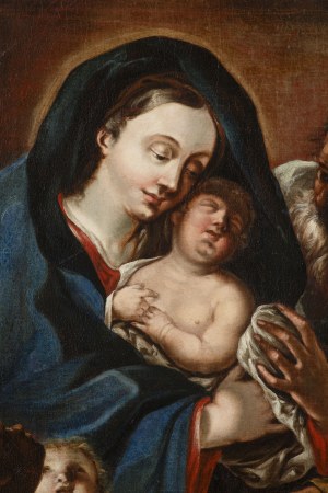 Paul Troger (1698-1762), Attributed, Paul Troger (1698-1762), Attributed The Holy Family with two angels