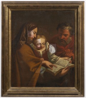 Painter 18th century, Painter 18th century SAINTS ANNA AND JOACHIM TEACHING MARY