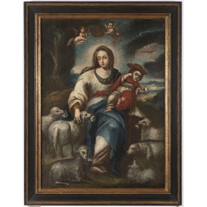 Peintre européen du XVIIIe siècle, Couronnement de Marie Peintre européen du XVIIIe siècle