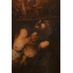 Italský malíř 17. století, italský malíř 17. století. Kain zabíjí Ábela