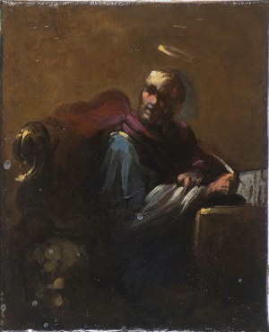 Neapolitan master, second half of the 17th century. The Evangelist Mark