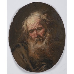 Italy 17th/18th century, Italy 17th/18th century Head of a hermit