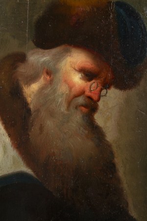 Johann Georg Trautmann (1713-1769) - successor, Johann Georg Trautmann (1713-1769) - successor Old man with fur hat