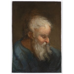 Johann Gabriel Lentzner (1737-1800) - Pripísaný, Johann Gabriel Lentzner (1737-1800) - Pripísaný Portrét starca