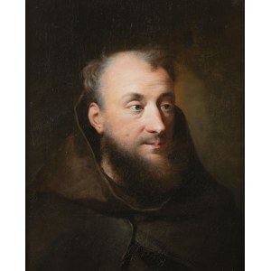 Maître italien du XVIIIe siècle, Maître italien du XVIIIe siècle Portrait d'un moine
