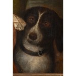 Maler 18. Jahrhundert, Maler 18. Jahrhundert Porträt eines Mannes mit Hund