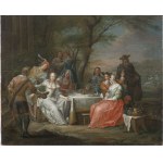 Franz Christoph Janneck (1703-1761), Franz Christoph Janneck (1703-1761) Feast in the park Musical company in the park
