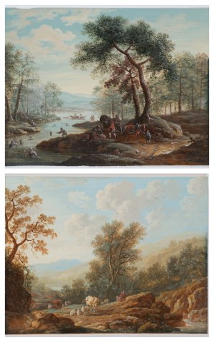 Karl Sebastian VON BEMMEL (1743-1796), Attributed, Karl Sebastian VON BEMMEL (1743-1796), Attributed Pair of landscape paintings