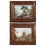 Karl Sebastian VON BEMMEL (1743-1796), Attribué, Karl Sebastian VON BEMMEL (1743-1796), Attribué Paire de peintures de paysages