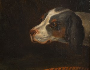 German painter 18th century, German painter 18th century Hunting dog chasing pheasants