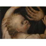 Italian painter probably 17th century, Italian painter probably 17th century Saint with the baby Jesus