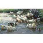 Alexander Koester (1864-1918), Alexander Koester (1864-1918) Ducks on a pond