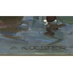 Alexander Koester (1864-1918), Alexander Koester (1864-1918) Enten auf einem Teich