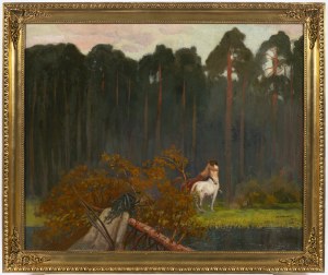 Stefan Popowski (1870 - 1937), Stefan Popowski (1870 - 1937) Mythological scene with centaurs