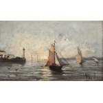 Pittore del XIX secolo, Pittore del XIX secolo , Coppia di dipinti
