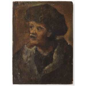 Peintre inconnu, Peintre inconnu Portrait d'un homme avec un chapeau