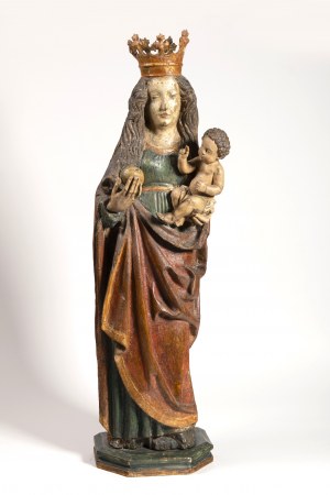 Německý sochař kolem roku 1500, německý sochař kolem roku 1500 Maria s dítětem