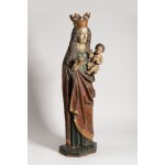 Niemiecki rzeźbiarz ok. 1500 r., Niemiecki rzeźbiarz ok. 1500 r. Maria z dzieckiem