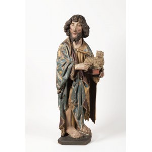 Rzeźbiarz z Południowego Tyrolu ok. 1500 r., Rzeźbiarz z Południowego Tyrolu ok. 1500 r. Święty Jan Chrzciciel z Barankiem