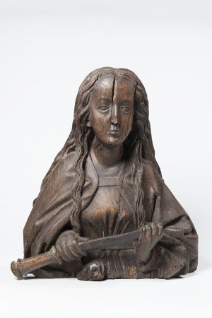 Sculptor around 1500, Sculptor around 1500 Holly with dagger