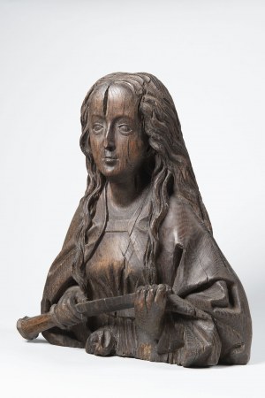 Sculptor around 1500, Sculptor around 1500 Holly with dagger