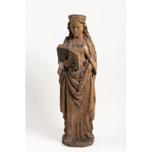 Niederländischer Bildhauer um 1500, Niederländischer Bildhauer um 1500 Heilige Katharina