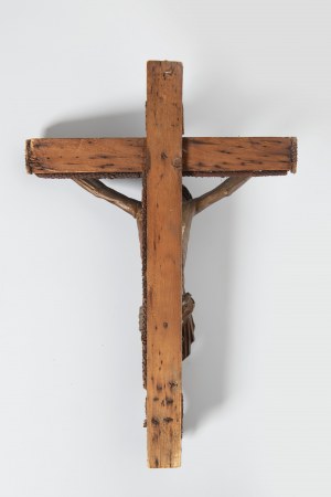 CARVED WOODEN CRUCIFIX, CARVED WOODEN CRUCIFIX