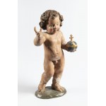 Sculpteur du XVIIIe siècle, Enfant Jésus sauveur du monde Sculpteur du XVIIIe siècle