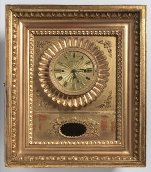 Biedermeier frame clock, Biedermeier frame clock