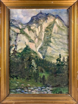 Marian PRZYBYLSKI NOWINA (1884 - ?), View of Giewont.