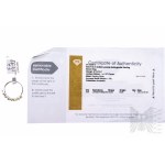 Anello con 7 Amblygonites naturali con un peso totale di 0,99 ct, argento 925, certificato da RocksTv