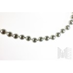 Náhrdelník z imitace perel, zapínání - pozlacené stříbro 925/1000