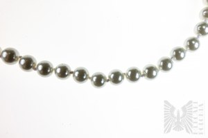 Imitation Pearl Necklace, Clasp - Gold Plated 925 Silver