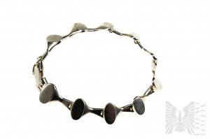 Bracelet with Oval Links, 925 Silver