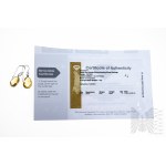 Ohrringe mit 2 natürlichen Zitrinen mit einer Gesamtmasse von 8,40 ct, 925 Silber, zertifiziert von Gemporia