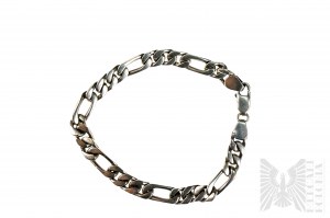 Men's bracelet Figaro weave, 925 Silver, Egyptian origin