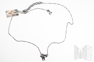 Halskette mit Anhänger mit 3 natürlichen Morganiten mit einem Gesamtgewicht von 2,01 ct, Produktgewicht 5,00 Gramm, Silber 925, zertifiziert von Gemporia