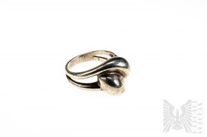 Sada dvou prstenů, Warmet Agate Klodzko with Green Eye, Second Design, hmotnost výrobku 9,50 gramů, stříbro 925