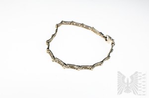 Greek Pattern Bracelet, 925 Silver